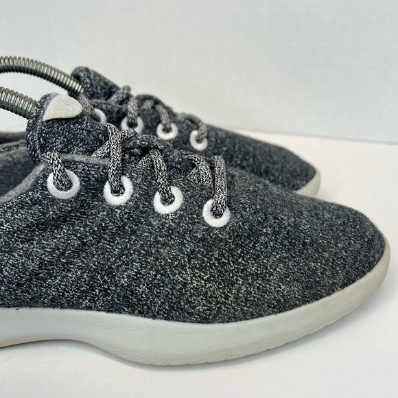 Allbirds Women’s Wool Runners Grey Lace Up Size 8M Merino Wool GUC - Picture 7 of 16